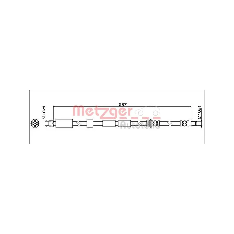 Flexible de frein METZGER 4112075