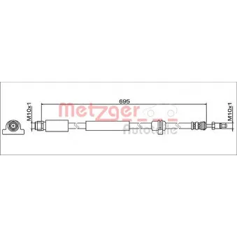 Flexible de frein METZGER