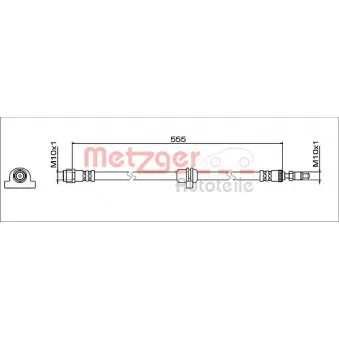 Flexible de frein METZGER 4112082