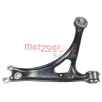 Bras de liaison, suspension de roue avant droit METZGER 58116702