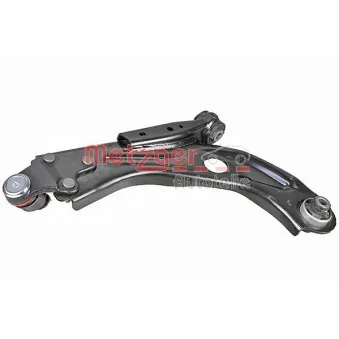 Bras de liaison, suspension de roue avant droit METZGER 58121102