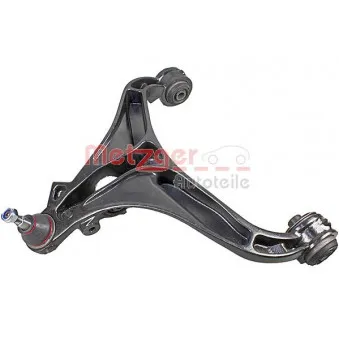 Bras de liaison, suspension de roue avant gauche METZGER 58121601
