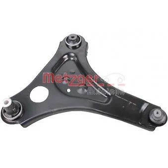 Bras de liaison, suspension de roue avant gauche METZGER 58134601