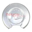 Déflecteur, disque de frein arrière gauche METZGER 6115149 - Visuel 1