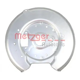 Déflecteur, disque de frein arrière gauche METZGER 6115149