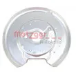 Déflecteur, disque de frein arrière gauche METZGER 6115149 - Visuel 2