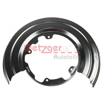 Déflecteur, disque de frein arrière gauche METZGER 6115157
