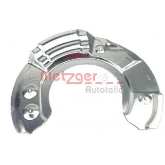 Déflecteur, disque de frein avant gauche METZGER 6115159