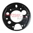 Déflecteur, disque de frein arrière gauche METZGER 6115185 - Visuel 1