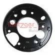 Déflecteur, disque de frein arrière droit METZGER 6115186 - Visuel 2