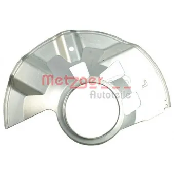 Déflecteur, disque de frein avant gauche METZGER 6115189