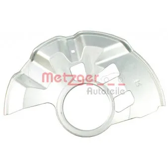 Déflecteur, disque de frein avant droit METZGER 6115190