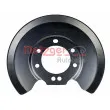Déflecteur, disque de frein METZGER 6115281 - Visuel 1