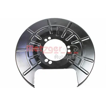 Déflecteur, disque de frein arrière gauche METZGER 6115301