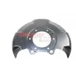 Déflecteur, disque de frein METZGER 6115335 - Visuel 1