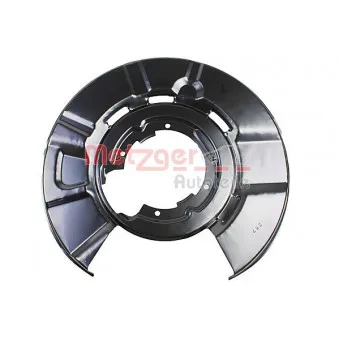 Déflecteur, disque de frein arrière gauche METZGER 6115425
