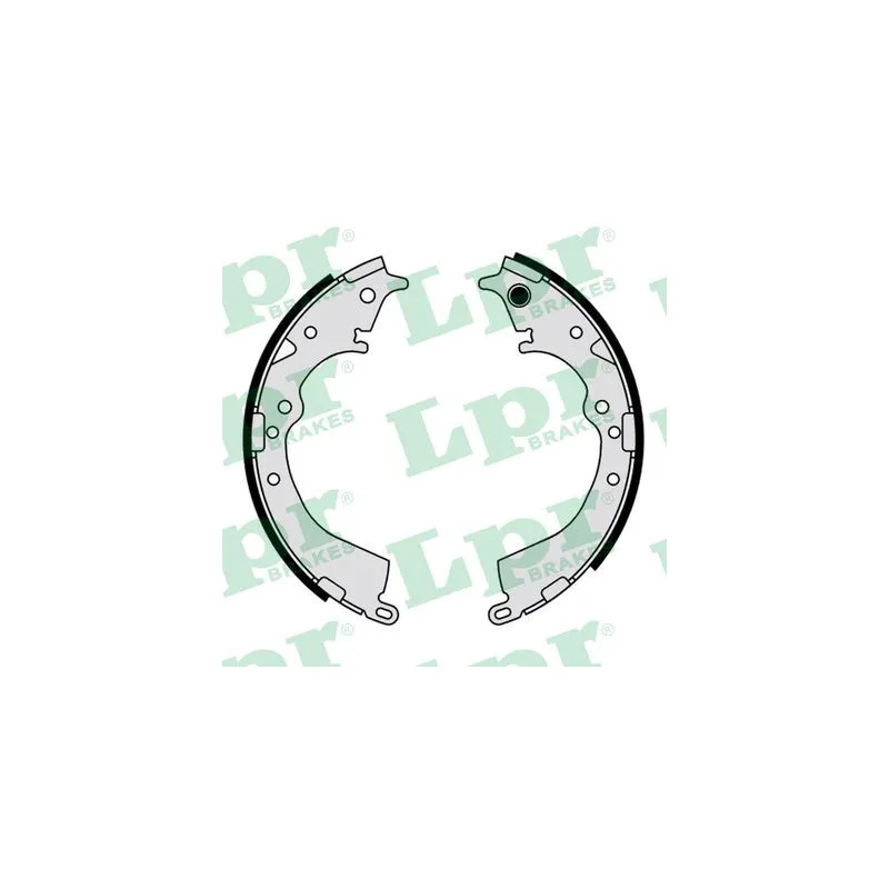 Jeu de mâchoires de frein LPR 01196