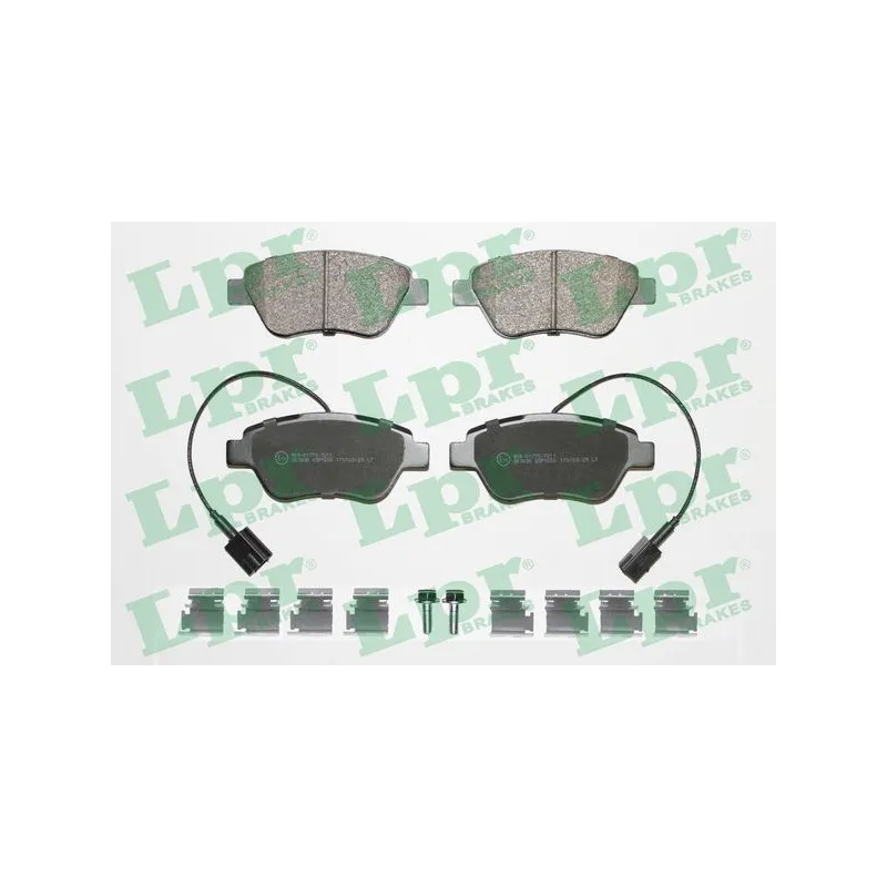 Jeu de 4 plaquettes de frein avant LPR 05P1656K