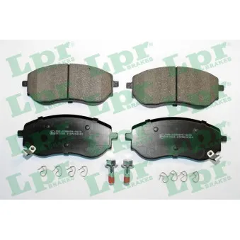 Jeu de 4 plaquettes de frein avant LPR 05P2149