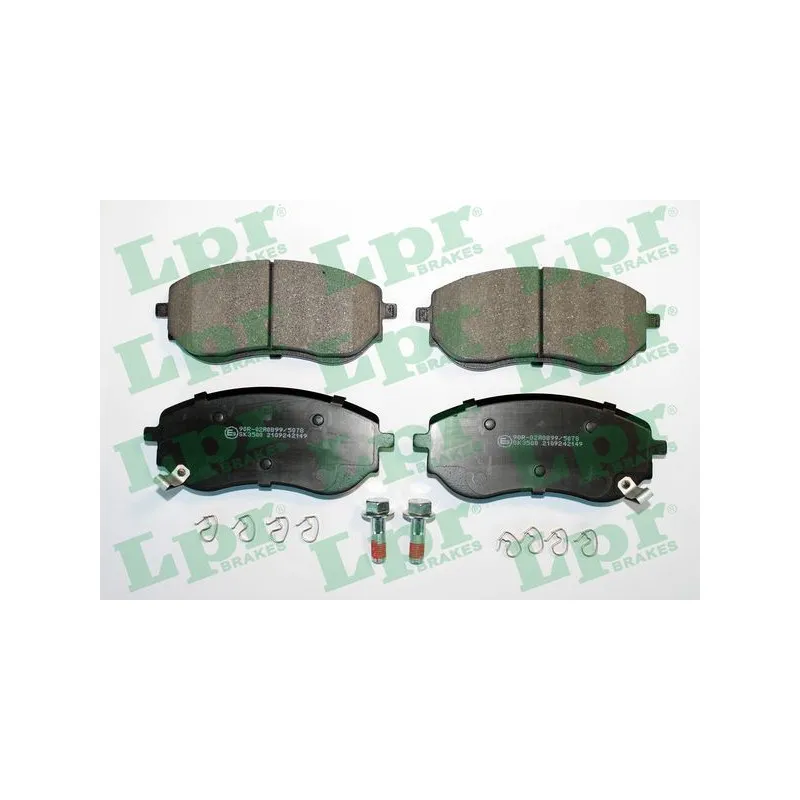Jeu de 4 plaquettes de frein avant LPR 05P2149