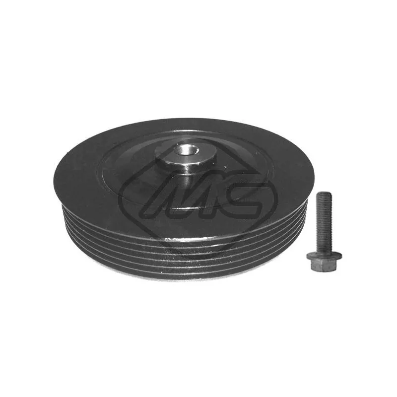 Kit de poulies, vilebrequin Metalcaucho 12849
