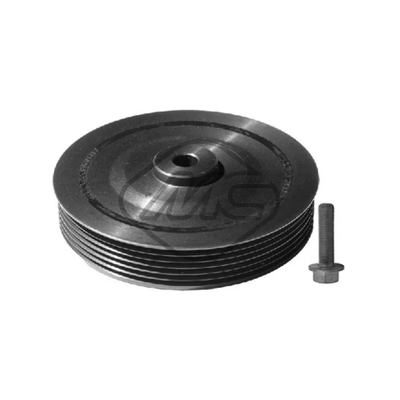 Kit de poulies, vilebrequin Metalcaucho 14163