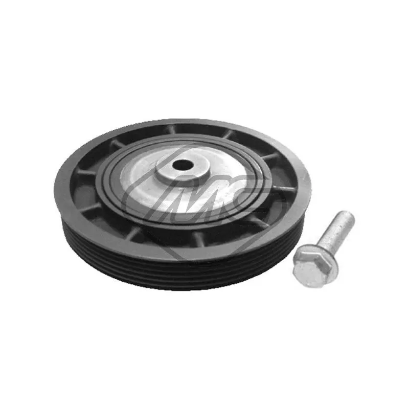 Kit de poulies, vilebrequin Metalcaucho 14455