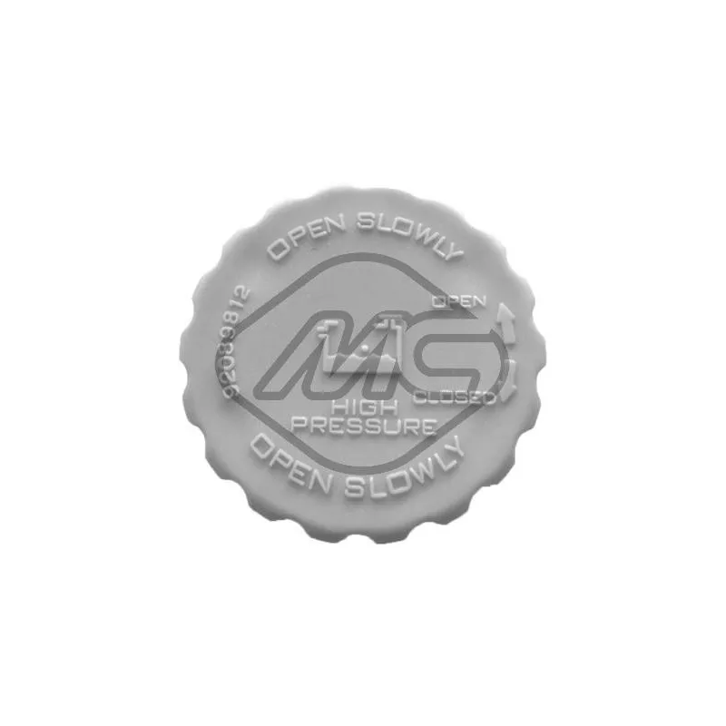 Bouchon, réservoir de liquide de refroidissement Metalcaucho 31623