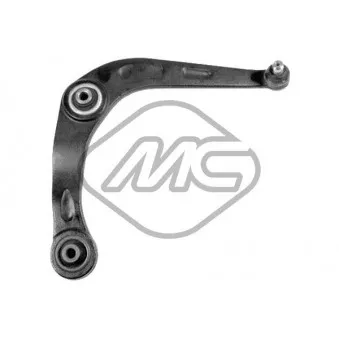 Bras de liaison, suspension de roue avant droit Metalcaucho 52052