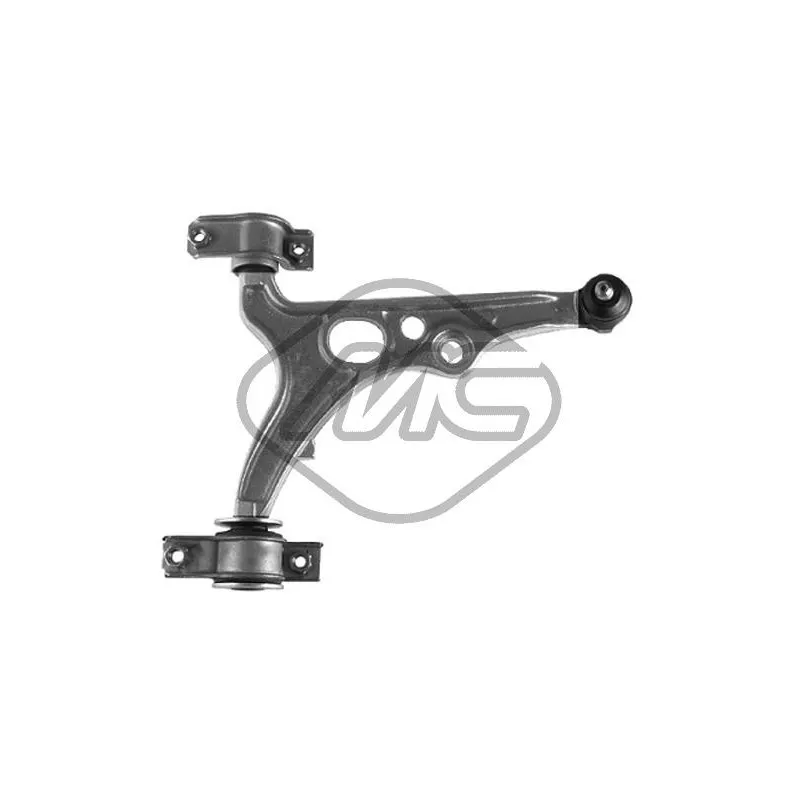 Bras de liaison, suspension de roue avant droit Metalcaucho 52092