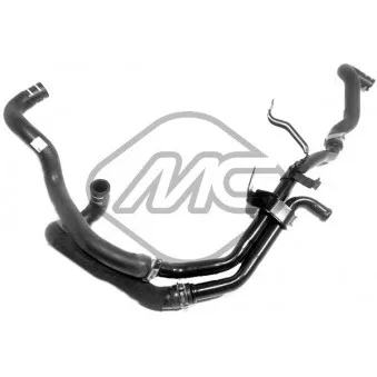 Durite de radiateur Metalcaucho 77204