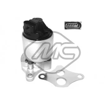 Soupape, réaspiration/controle des gaz d'échappement Metalcaucho 93017