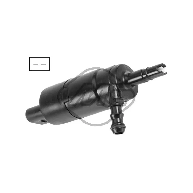 Pompe d'eau de nettoyage, nettoyage des phares Metalcaucho 02075