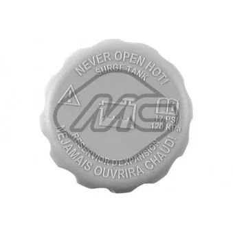 Bouchon, réservoir de liquide de refroidissement Metalcaucho 03549