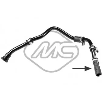 Durite de radiateur Metalcaucho 07685