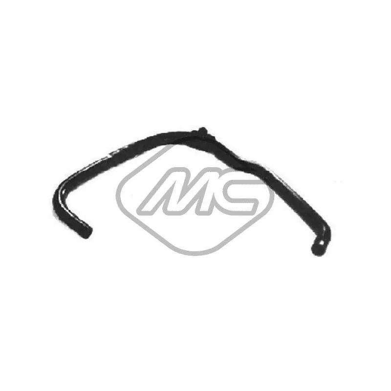 Durite de radiateur Metalcaucho 08443