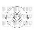 Jeu de 2 disques de frein avant QUINTON HAZELL BDC1006 - Visuel 2