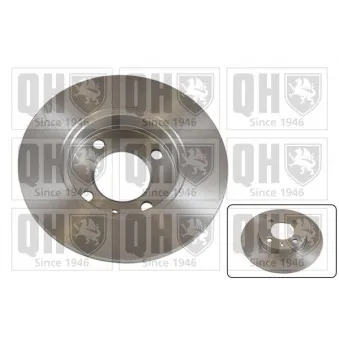 Jeu de 2 disques de frein avant QUINTON HAZELL BDC1010