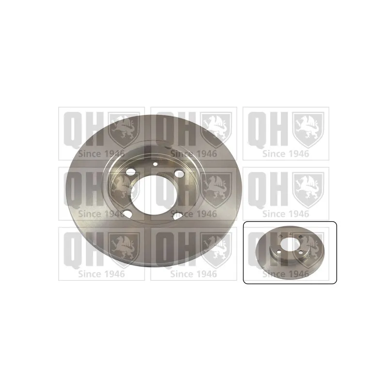 Jeu de 2 disques de frein avant QUINTON HAZELL BDC1046