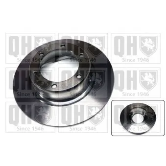Jeu de 2 disques de frein arrière QUINTON HAZELL BDC3142