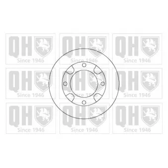 Jeu de 2 disques de frein avant QUINTON HAZELL