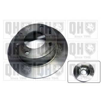 Jeu de 2 disques de frein arrière QUINTON HAZELL BDC3216