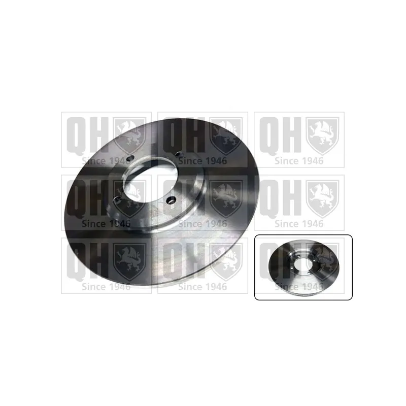 Jeu de 2 disques de frein avant QUINTON HAZELL BDC3234