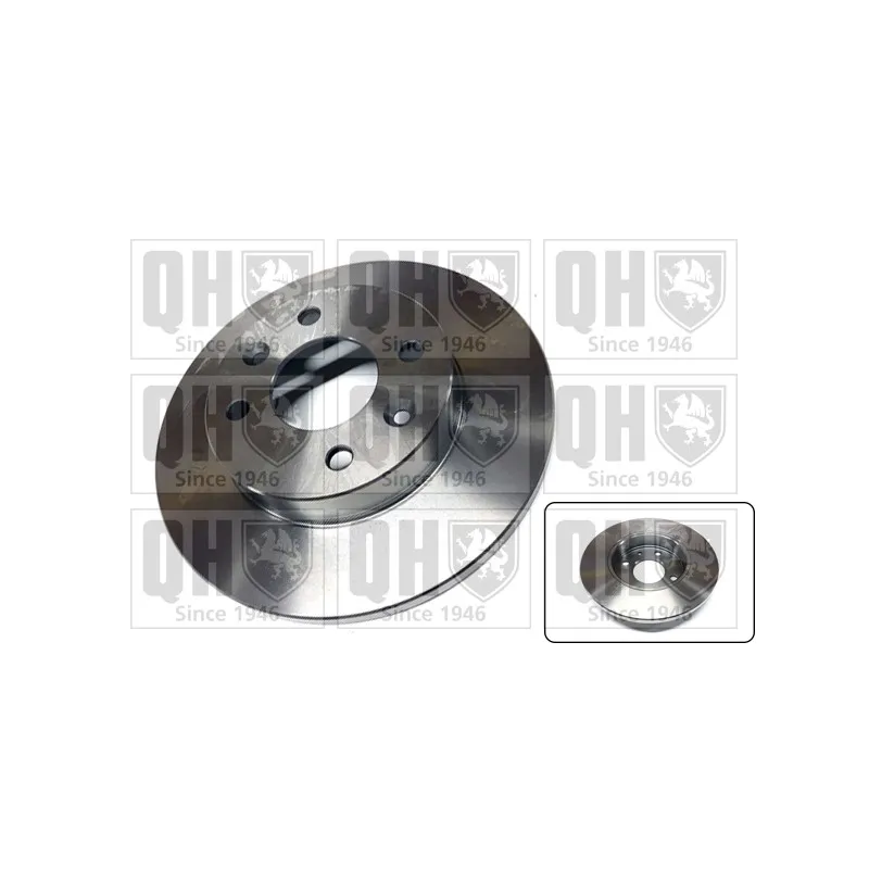 Jeu de 2 disques de frein avant QUINTON HAZELL BDC3249