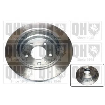 Jeu de 2 disques de frein arrière QUINTON HAZELL BDC3295