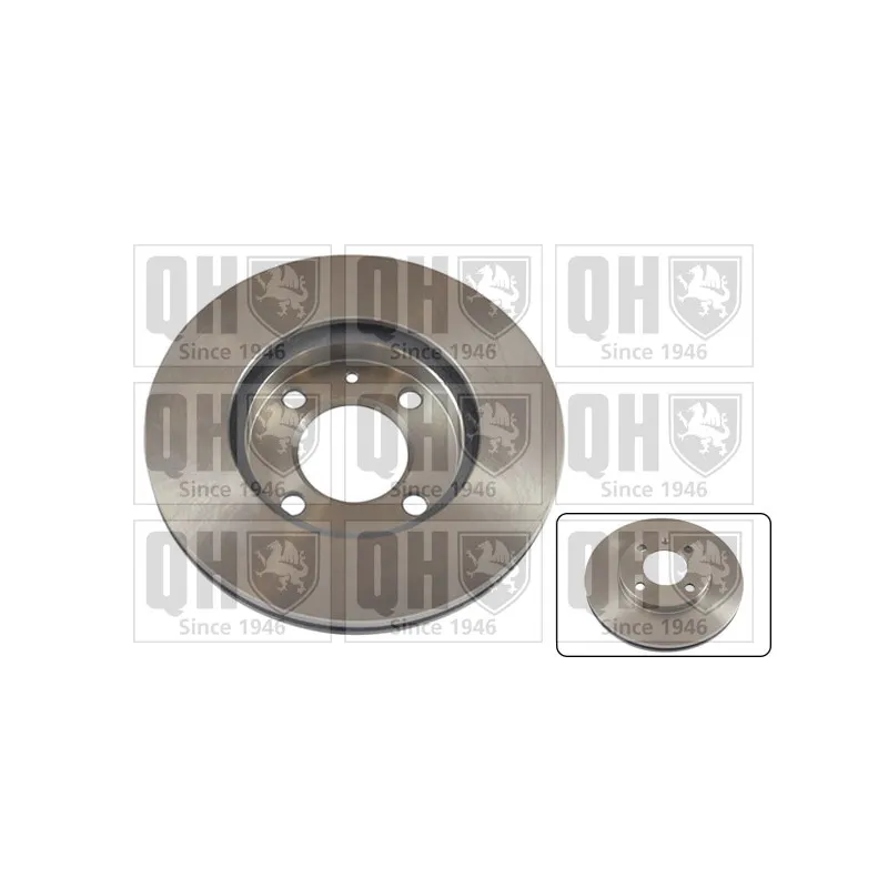 Jeu de 2 disques de frein avant QUINTON HAZELL BDC3309