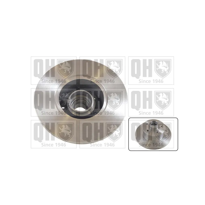 Jeu de 2 disques de frein avant QUINTON HAZELL BDC3310