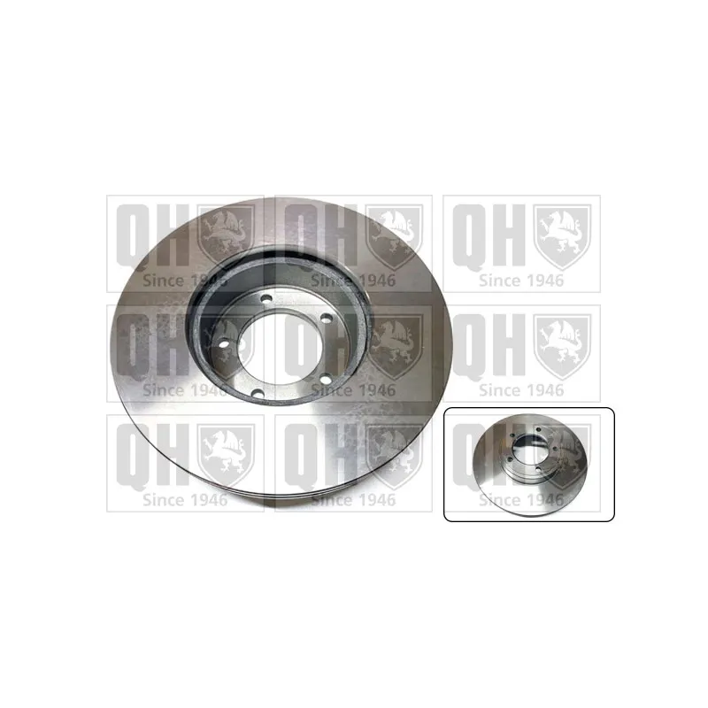 Jeu de 2 disques de frein avant QUINTON HAZELL BDC3324