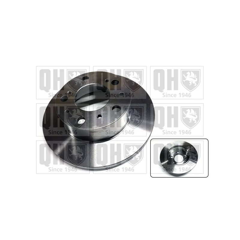 Jeu de 2 disques de frein avant QUINTON HAZELL BDC3434