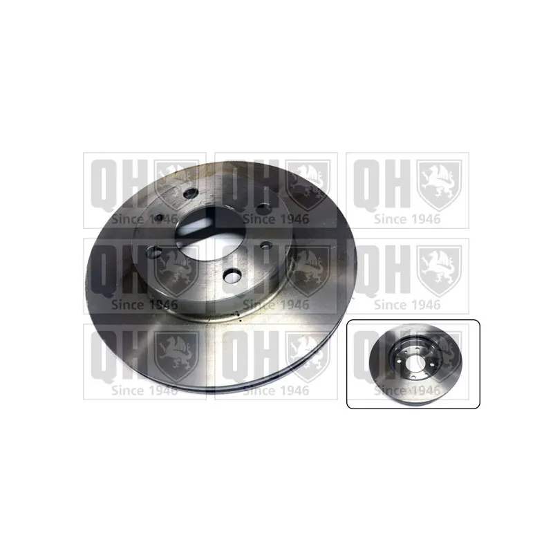 Jeu de 2 disques de frein avant QUINTON HAZELL BDC3435